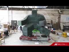 ติดตั้งประติมากรรมนามธรรมสำริด