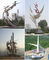 Spray Paint Large Garden Ornaments Statues Electroplating Large Outdoor Sculpture