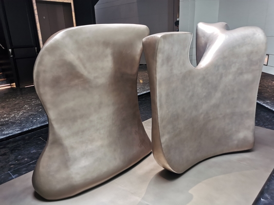 ODM Outdoor Metal Bronze Sculpture Etching Texture การทําปั้นโลหะในกลางบ้าน