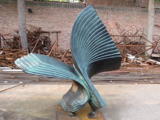 ประติมากรรมศิลปะสวนร่วมสมัยกลางแจ้งสระว่ายน้ำ Waterscape Bronze Running Horse Sculpture