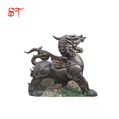 Bronze Lion Sculpture Statue Custom Garden ประติมากรรมโลหะ, Sculpture en fer, Classical art sculpture